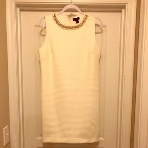 Adrienne Vittadini white pencil dress
